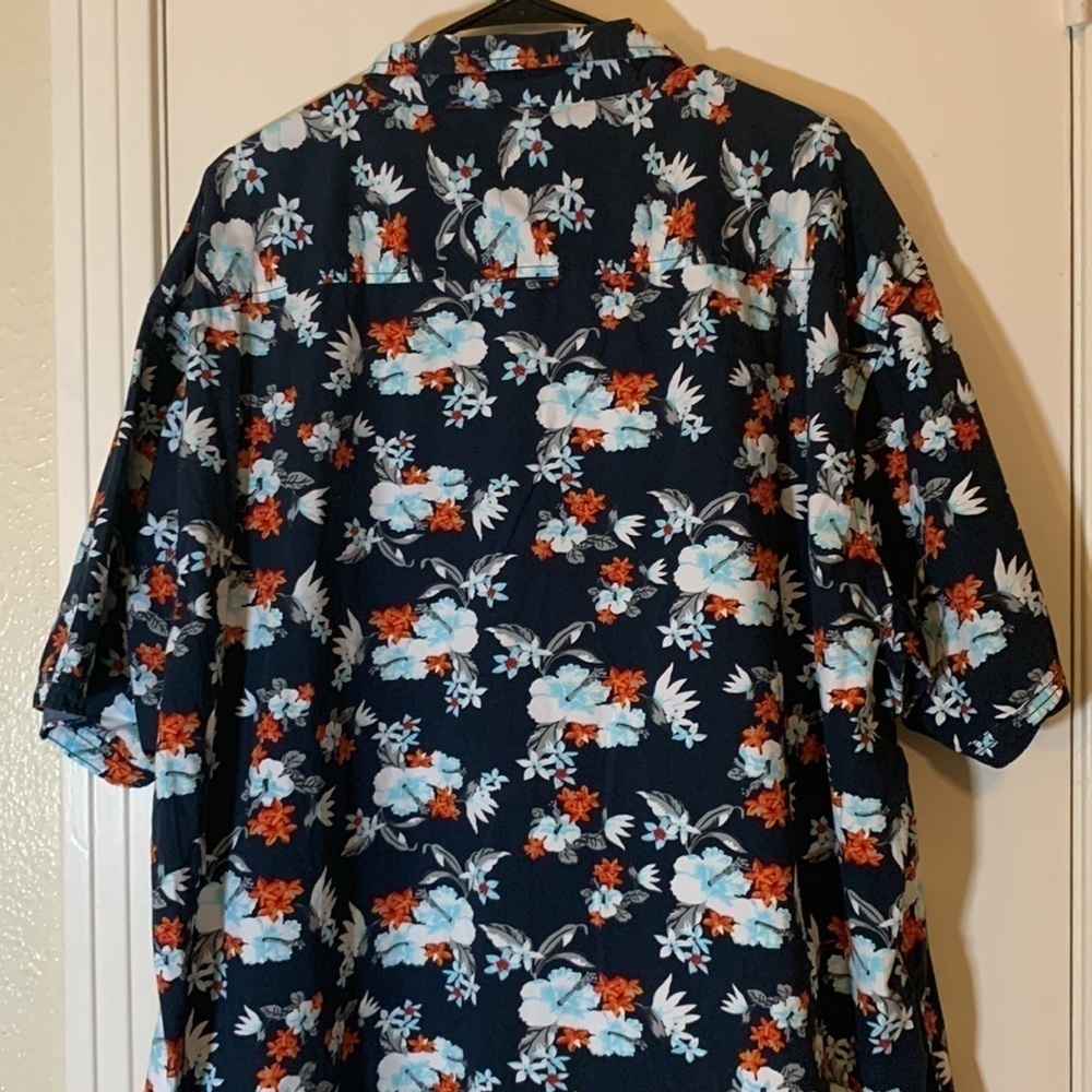 COLOURS Alexander Julian Cotton Hawaiian Shirt - Picture 4 of 9